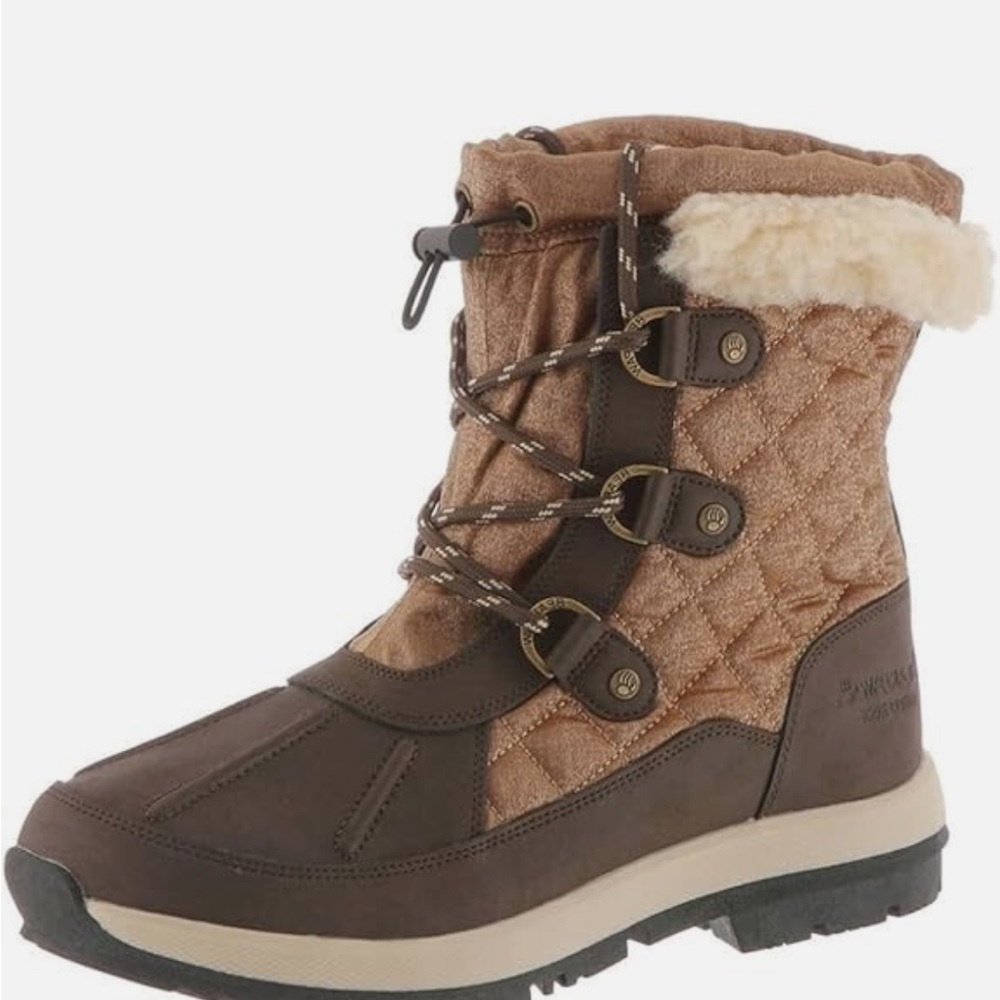 🐻 Bearpaw Women's Brown Quilted Winter Boots